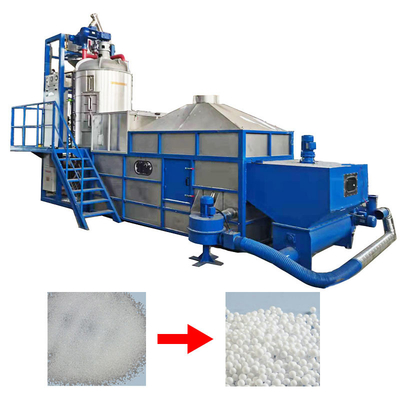 ประหยัดพลังงาน Eps เครื่องทําฟอง Polystyrene Expansion Beads เครื่องทําความปลอดภัยควบคุม
