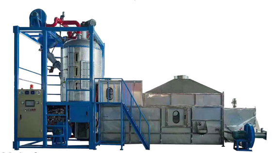 แบตช์ Pre Expander Machine อัตโนมัติทํา EPS โพลิสไทเรนฟองขาว