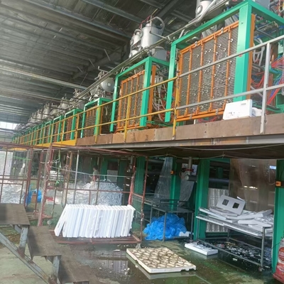 Styrofoam Polystyrene อาคาร EPS เครื่องพิมพ์ฟองอัตโนมัติเต็ม