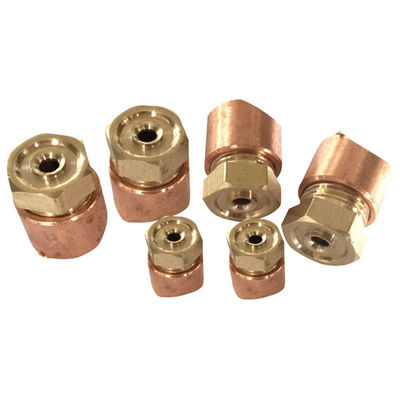 ชิ้นส่วนอะไหล่เครื่องจักรทองแดงทองเหลืองท่อไอน้ำหัวฉีด Atomizing